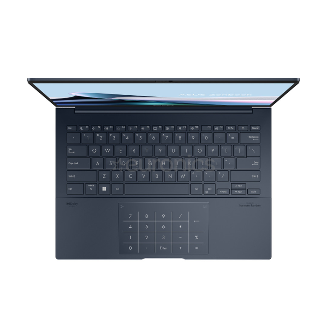 Asus ZenBook 14 OLED, 14", 3K, OLED, Core Ultra 9, 32 GB, 1 TB, tumesinine - Sülearvuti