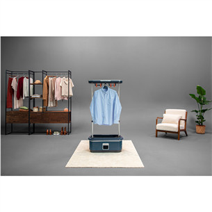 Tefal Care For You First, 1500 Вт, синий - Автоматическая система для отпаривания и дезинфицирования