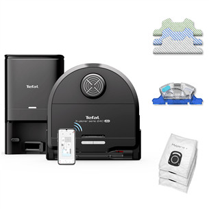 Tefal X-PLORER Serie 240+ AI, Animal & Allergy, must - Robottolmuimeja
