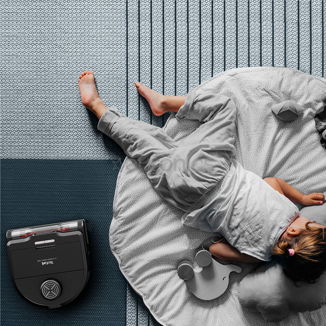 Tefal X-PLORER Serie 240+ AI, Animal & Allergy, must - Robottolmuimeja