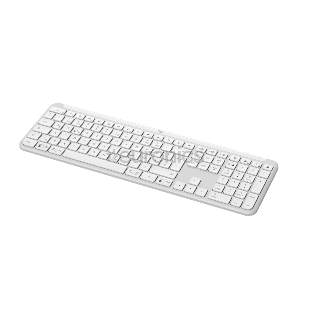 Logitech Signature Slim K950, US, valge - Juhtmevaba klaviatuur