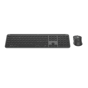 Logitech Signature Slim Combo MK950, SWE, must - Juhtmevaba desktop