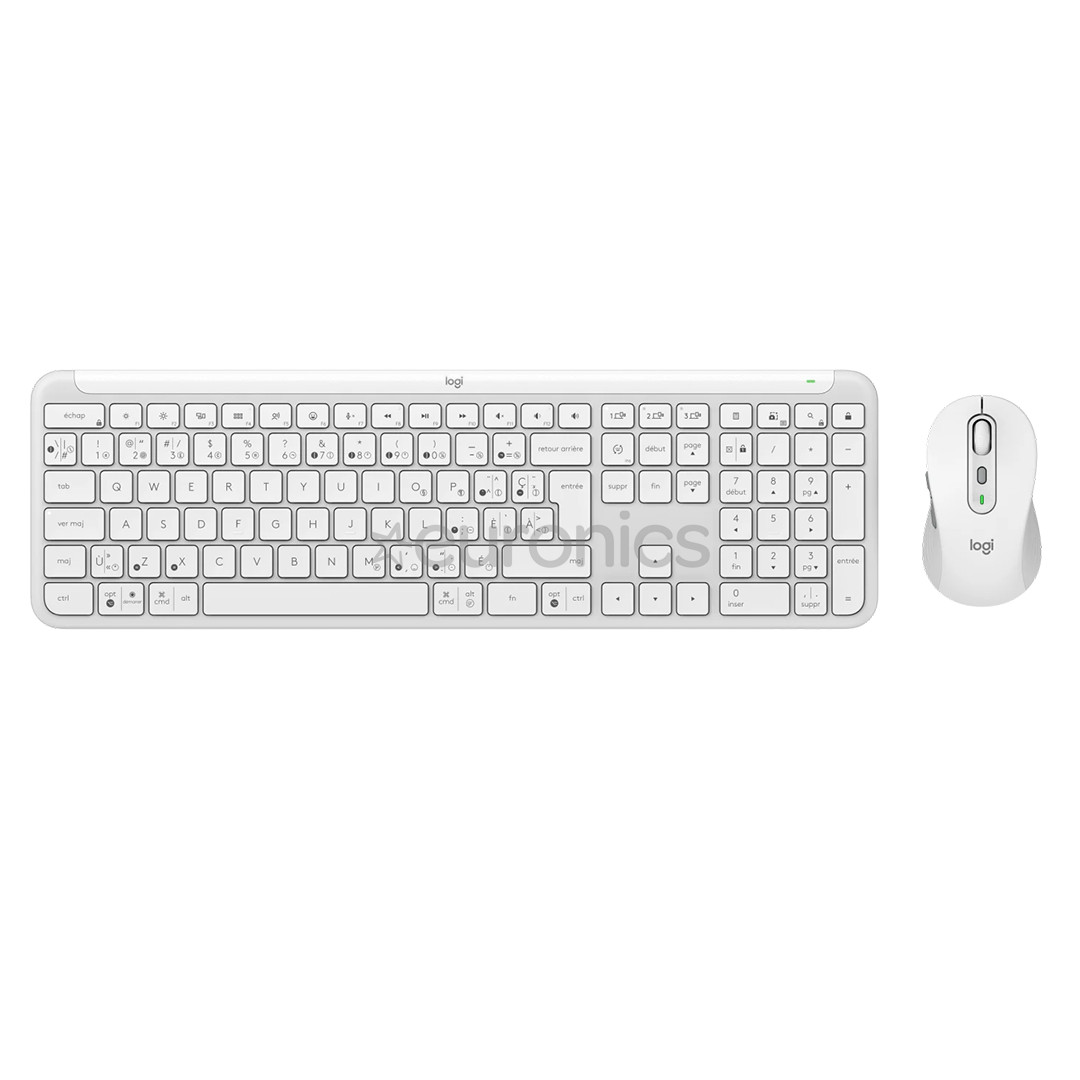 Logitech Signature Slim Combo MK950, US, white - Wireless desktop