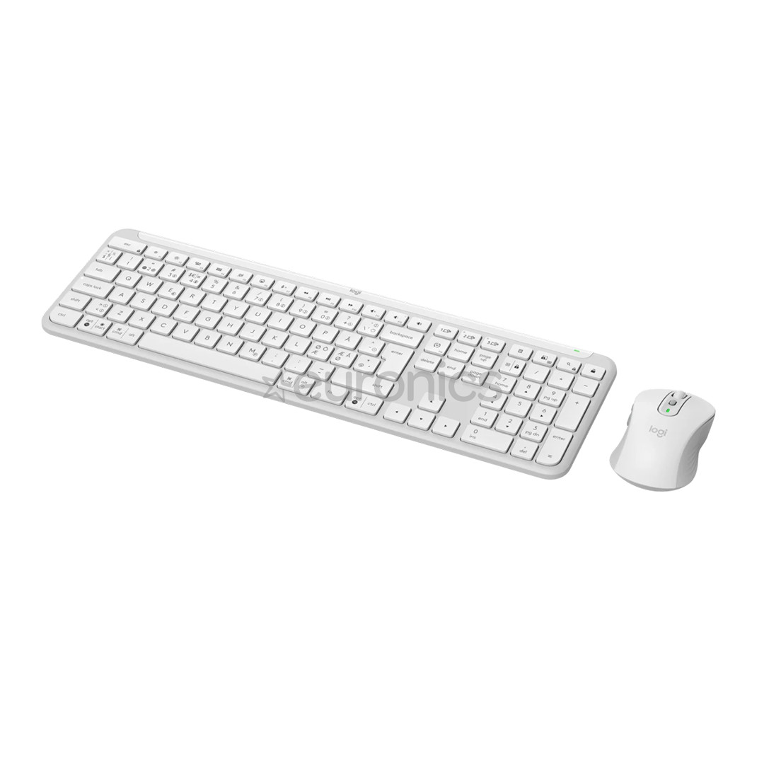Logitech Signature Slim Combo MK950, US, white - Wireless desktop