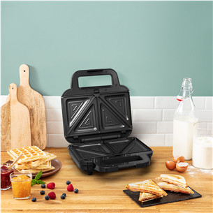 Tefal UltraCompact 3in1, grey/black - Waffle Maker, Sandwich Maker & Panini Press