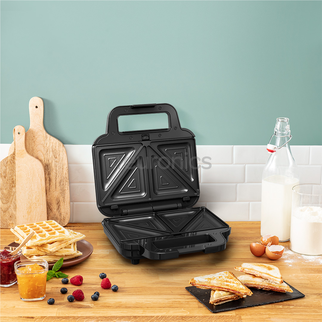 Tefal UltraCompact 3in1, grey/black - Waffle Maker, Sandwich Maker & Panini Press