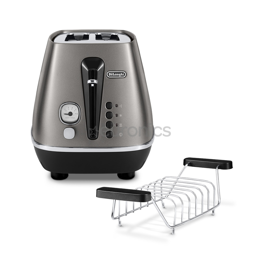 Delonghi Distinta Titanium, 900 W, titanium - Toaster