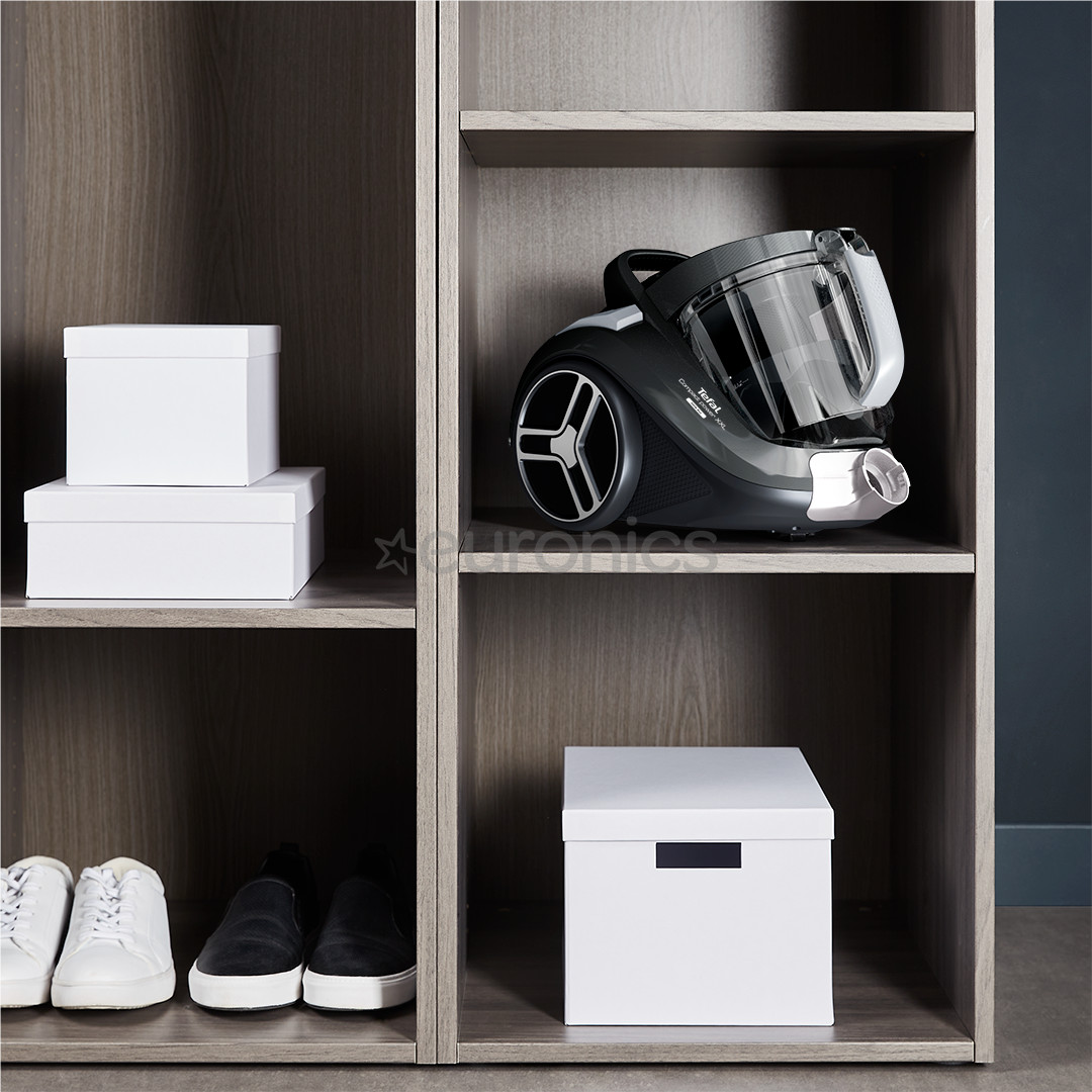 Tefal Compact Power XXL, 900 Вт, без мешка, серый - Пылесос