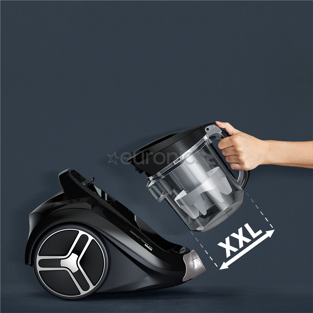 Tefal Compact Power XXL, 900 Вт, без мешка, серый - Пылесос