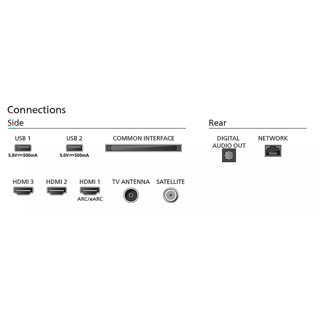 Philips PUS7009, 50'', 4K UHD, LED LCD, must - Teler