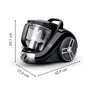 Tefal Compact Power XXL, 900 W, bagless, black - Vacuum cleaner