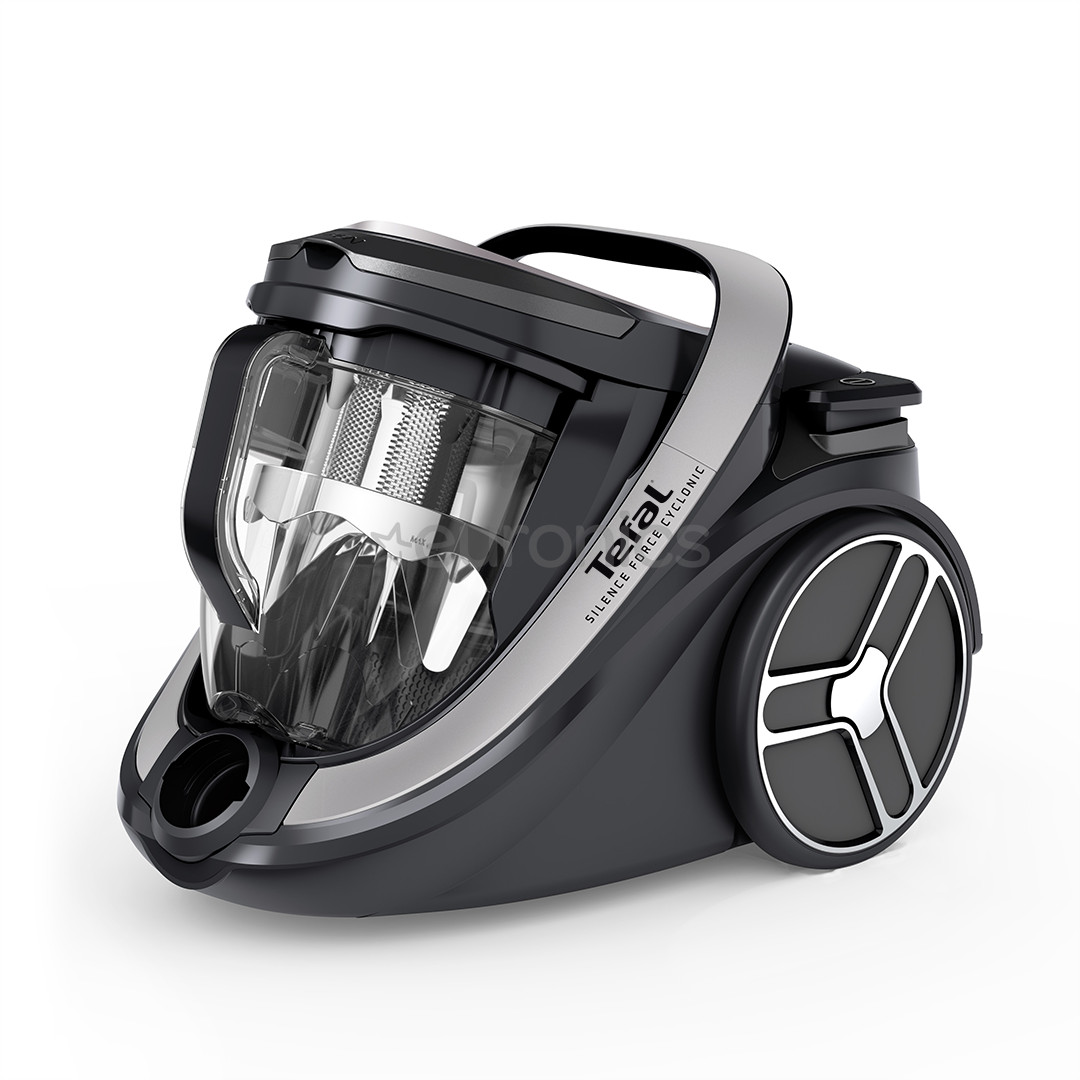 Tefal Silence Force Cyclonic Effitech, 500 Вт, без мешка, черный - Пылесос