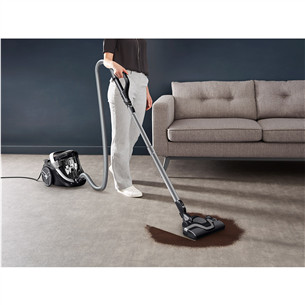 Tefal Silence Force Cyclonic Effitech, 500 Вт, без мешка, черный - Пылесос