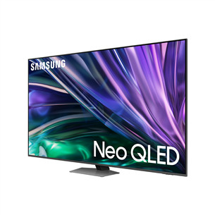 Samsung QN85D, 55'', 4K UHD, Neo QLED, Mini LED, серебристый - Телевизор