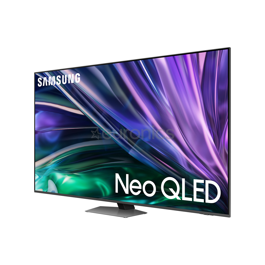 Samsung QN85D, 55'', 4K UHD, Neo QLED, Mini LED, серебристый - Телевизор