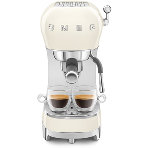 Smeg, 50's Style, beige - Espresso machine