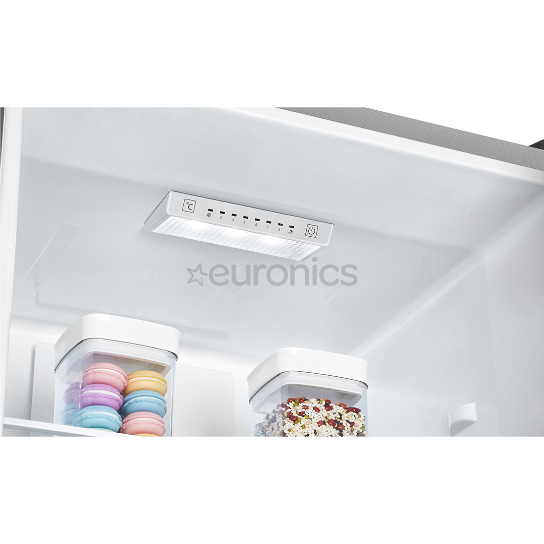 Hisense, NoFrost 336 L, height 201 cm, gray - Refrigerator