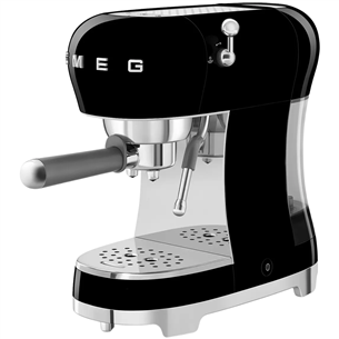Smeg, 50's Style, black - Espresso machine