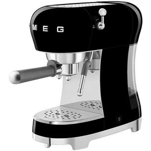 Smeg, 50's Style, must - Espressomasin