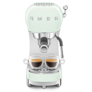 Smeg, 50's Style, green - Espresso machine ECF02PGEU