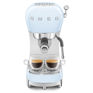 Smeg, 50's Style, blue - Espresso machine