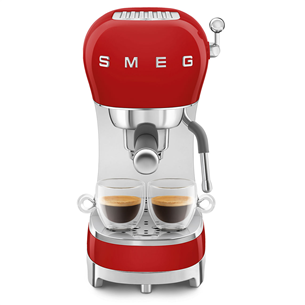 Smeg, 50's Style, punane - Espressomasin ECF02RDEU