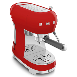 Smeg, 50's Style, red - Espresso machine