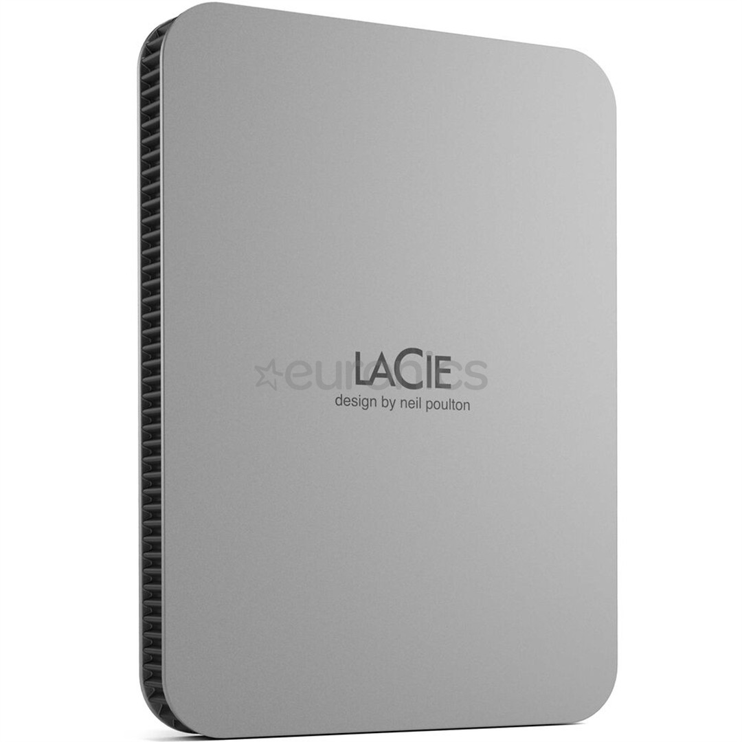 LaCie Mobile Drive, USB-C, 1 TB, hall - Väline kõvaketas