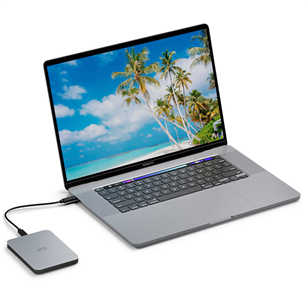 LaCie Mobile Drive, USB-C, 1 ТБ, серый - Внешний жесткий диск