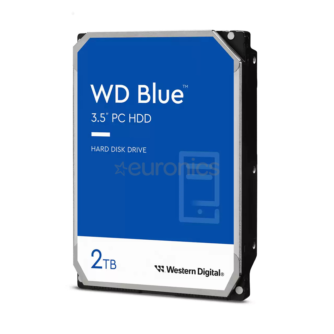 Western Digital WD Blue, 3,5", SATA, 2 TB - HDD