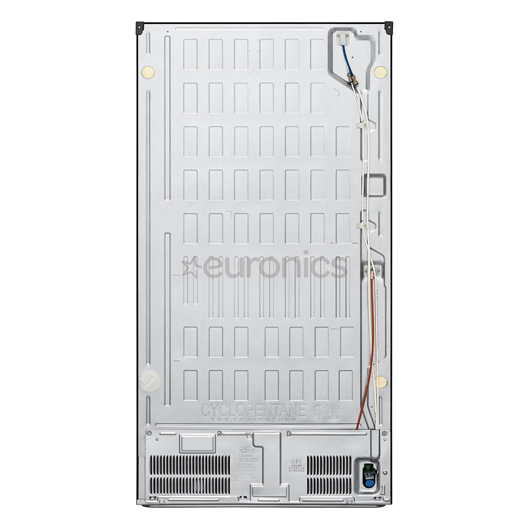 LG, Instaview, 638 L, kõrgus 180 cm, must - SBS-Külmik
