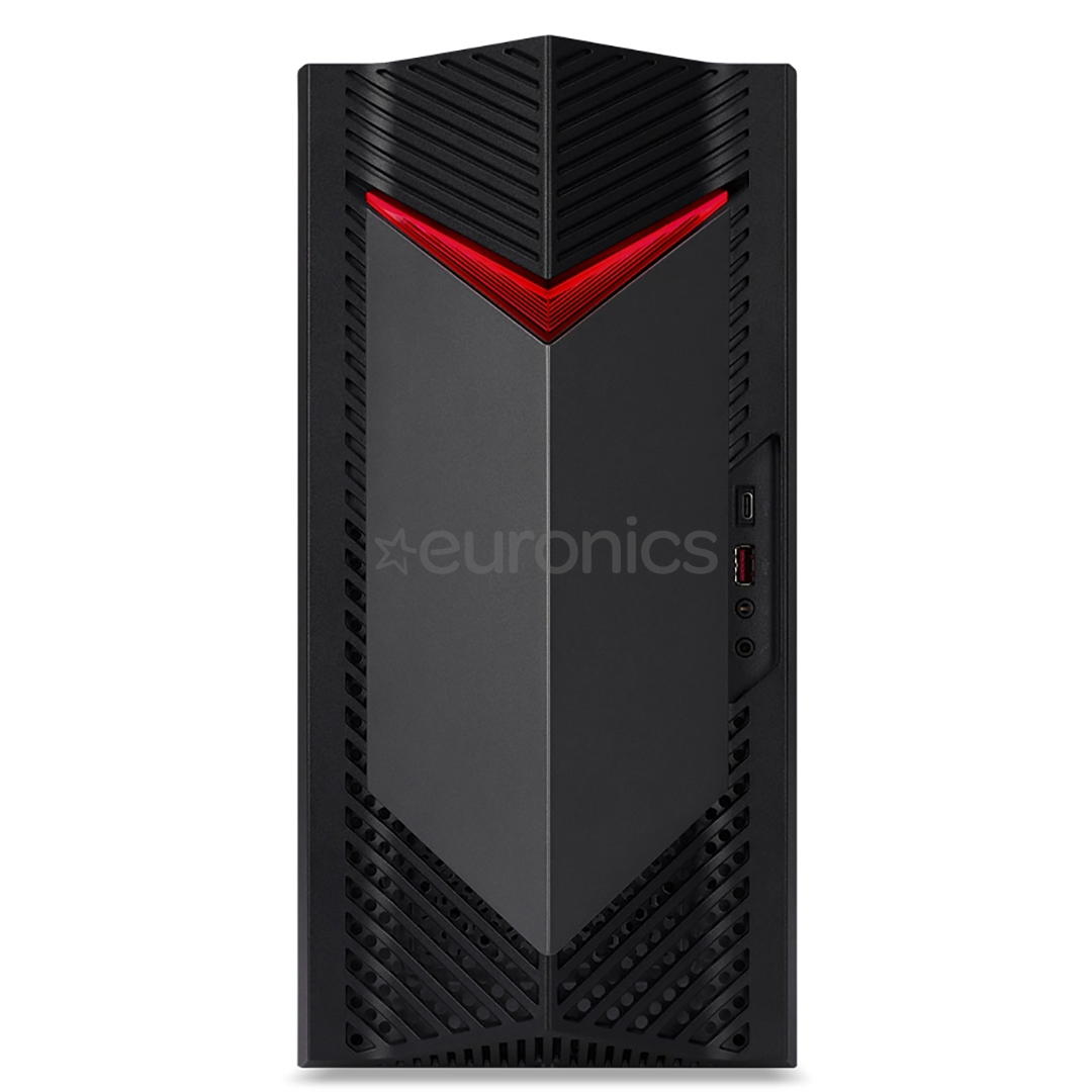 Acer Nitro 50, i7, 16 ГБ, 1 ТБ, RTX 4060, черный - Настольный компьютер