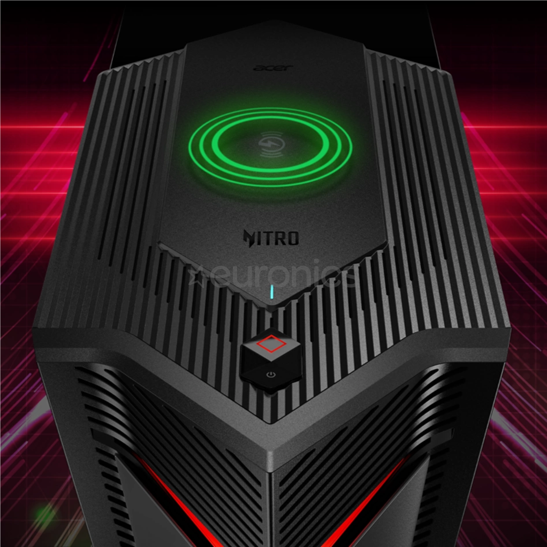 Acer Nitro 50, i7, 16 ГБ, 1 ТБ, RTX 4060, черный - Настольный компьютер