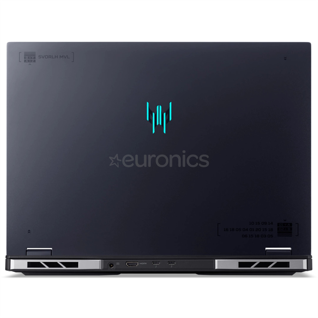 Acer Predator Helios Neo 18, 18'', WQXGA, 240 Hz, i9, 32 GB, 1 TB, RTX 4070, ENG, must - Sülearvuti