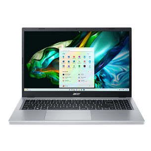 Acer Aspire 3, 15,6'', Ryzen 5, 8 ГБ, 256 ГБ, SWE, серебристый - Ноутбук NX.KDEEL.00F