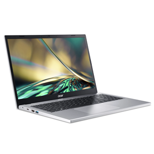 Acer Aspire 3, 15,6'', Ryzen 5, 8 ГБ, 256 ГБ, SWE, серебристый - Ноутбук