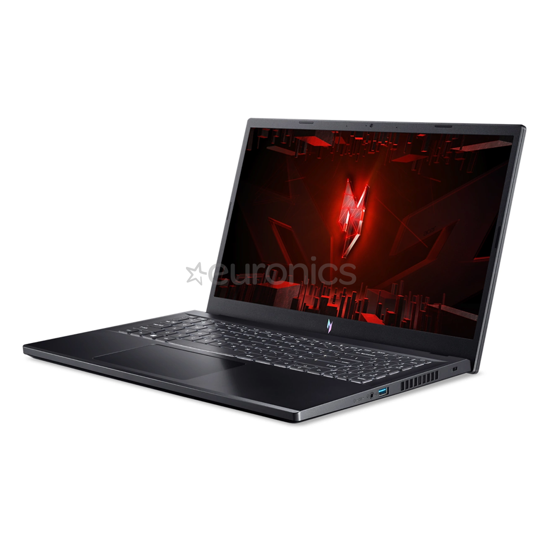 Acer Nitro V15, 15,6", 165 Hz, Ryzen 7, 16 GB, 1 TB, RTX 4060, ENG, obsidian black - Notebook