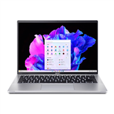 Acer Swift Go OLED, 14", 2.8K, i7, 16 GB, 1 TB, ENG, hõbe - Sülearvuti
