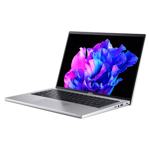 Acer Swift Go OLED, 14", 2.8K, i7, 16 GB, 1 TB, ENG, pure silver - Notebook