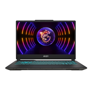 MSI Cyborg 15 A12V, 15,6'', FHD, 144 Hz, i7, 16 GB, 512 GB, RTX 4060, ENG, must - Sülearvuti CYBORG15-A12VF-691NL