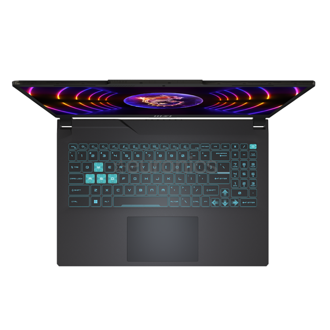 MSI Cyborg 15 A12V, 15.6'', FHD, 144 Hz, i7, 16 GB, 512 GB, RTX 4060, ENG, black - Notebook