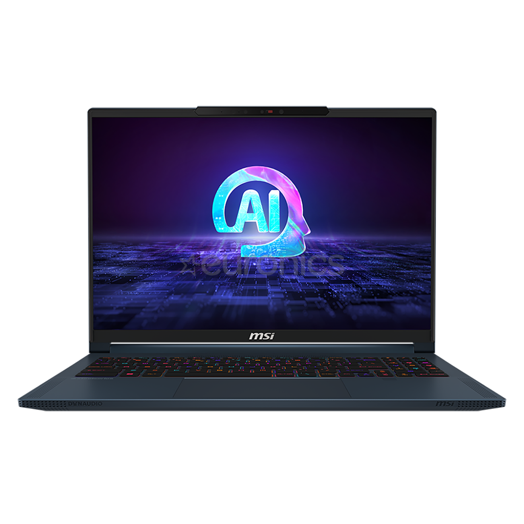 MSI Stealth 16 AI Studio A1V, 16'', UHD+, 120 Гц, Ultra 9, 32 ГБ, 2 ТБ, RTX 4090, W11P, ENG, синий - Ноутбук