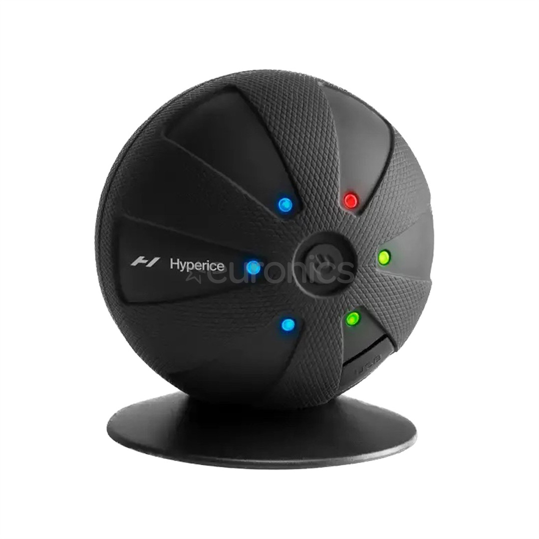 Hyperice Hypersphere Go, must - Vibreeriv massažipall