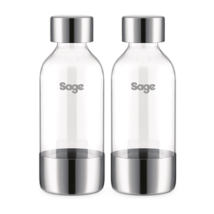 Sage the InFizz™, 0,6 L, 2 pcs - Bottles for sparkling water maker SCA002BSS