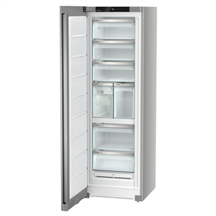 Liebherr, NoFrost, 278 L, kõrgus 186 cm, hõbedane - Sügavkülmik
