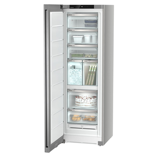 Liebherr, NoFrost, 278 L, kõrgus 186 cm, hõbedane - Sügavkülmik