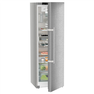 Liebherr, EasyFresh, 402 л, высота 186 см, серебристый - Холодильный шкаф