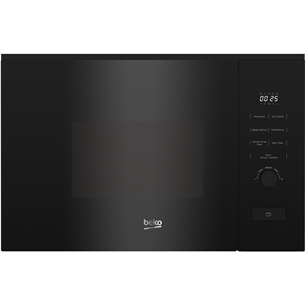 Beko, 20 L, 800 W, black - Built-in Microwave oven with grill