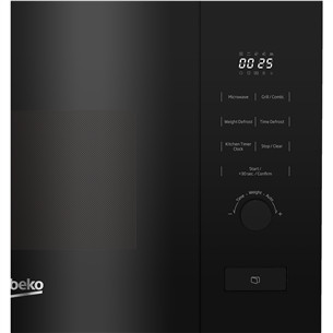 Beko, 20 L, 800 W, must - Integreeritav mikrolaineahi grilliga