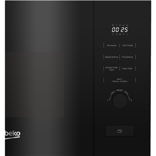 Beko, 20 L, 800 W, must - Integreeritav mikrolaineahi grilliga